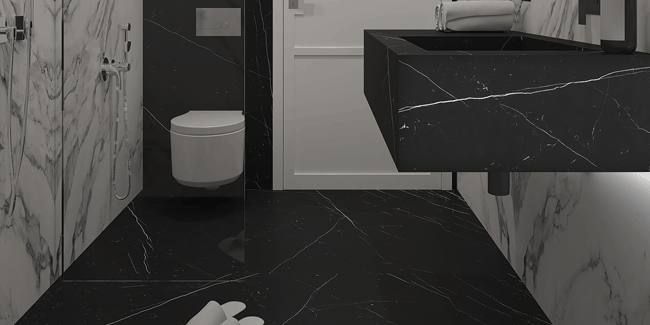 BLACK MARQUINA / سرامیک پرسلان بلک مارکوینا